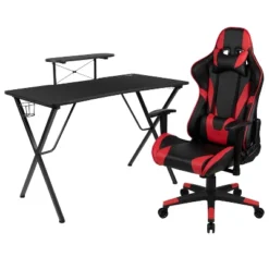 Flash Furniture Gaming Desk And Reclining Gaming Chair Set With Cup Holder, Headphone Hook, And Monitor/Smartphone Stand 26 Flash Furniture Gaming Desk And Reclining Gaming Chair Set With Cup Holder, Headphone Hook, And Monitor/Smartphone Stand -Furniture Shop GUEST 6815d124 939a 4e5f be71 3d1f9fa0c351 1