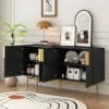 Modern Sideboard, Buffet Cabinet With Metal Handles & Legs-ModernLuxe 1 Modern Sideboard, Buffet Cabinet With Metal Handles & Legs-ModernLuxe -Furniture Shop GUEST 6ad37078 1329 46f8 8d1e 889dbf2b30e4