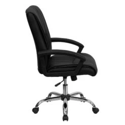 Flash Furniture Mid-Back Black LeatherSoft Swivel Manager's Office Chair With Arms -Furniture Shop GUEST 6b2558ed 683e 4a4e a9f2 78f6e18970dc
