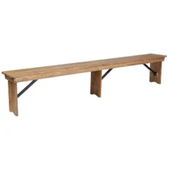 Flash Furniture HERCULES Series 8' X 12'' Solid Pine Folding Farm Bench With 3 Legs 27 Flash Furniture HERCULES Series 8' X 12'' Solid Pine Folding Farm Bench With 3 Legs -Furniture Shop GUEST 6bfebc4c 92ed 4e58 b81e c6ad46a9b7bb
