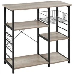 Yaheetech Kitchen Storage Rack With Basket/Hooks/Storage 17 Yaheetech Kitchen Storage Rack With Basket/Hooks/Storage -Furniture Shop GUEST 6db2f7b8 5e7d 4f1d 9325 8223b9eafdfe