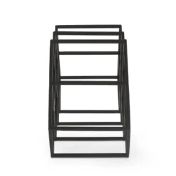 Mcclellan Modern Industrial 7 Bottle Tabletop Wine Rack Black - Christopher Knight Home -Furniture Shop GUEST 6edf5f60 179c 4d1d 984f be3b19049415