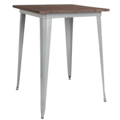 Merrick Lane 31.5 Steel Indoor Contemporary Table With Square Rustic Wood Top 19 Merrick Lane 31.5 Steel Indoor Contemporary Table With Square Rustic Wood Top -Furniture Shop GUEST 6f6537a7 4cb7 4974 aeb1 d480f87f47a9