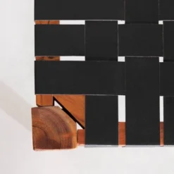 Balka Woven Leather Bench Matte Black - South Shore -Furniture Shop GUEST 6f6821da 73a3 4a5b b4fe 0f85483b6cc9