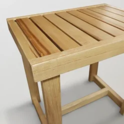 18"H Solid White Oak Mini Bench - Flora Home -Furniture Shop GUEST 70e865e5 6f6a 4f9e ae9a fc785eeab384