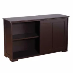 Tangkula Wood Buffet Cupboard Kitchen Storage Cabinet Sideboard W/ Sliding Door -Furniture Shop GUEST 71480dfb d655 43c6 b47c 4a9a8bbbd4df