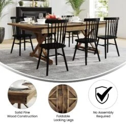 Merrick Lane 8' X 40" Rectangular Antique Rustic Solid Pine Foldable Dining Table With Crisscross Legs 22 Merrick Lane 8' X 40" Rectangular Antique Rustic Solid Pine Foldable Dining Table With Crisscross Legs -Furniture Shop GUEST 719acc51 4fec 400d 8933 47dcff8c994e