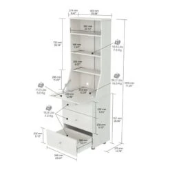 Computer Credenza Workenter Washed Oak - Inval -Furniture Shop GUEST 7273168c c5ff 4e25 aacc d7bf23f21334