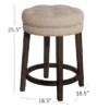Krauss Backless Counter Height Barstool - Linen - Hillsdale Furniture 1 Krauss Backless Counter Height Barstool - Linen - Hillsdale Furniture -Furniture Shop GUEST 7284ce06 7c5f 4af9 83d1 260c1dfd6ec3