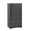 Clothing Armoire Black - Prepac -Furniture Shop GUEST 73a40df5 5c82 4b0b 8f77 a13a54ff6fe2