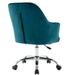 Modern Velvet Home Office Swivel Shell Chair-ModernLuxe -Furniture Shop GUEST 7418a1a5 301a 4c56 80f1 db2753518984