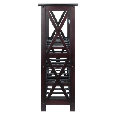 Rio 24 Bottles Wine Rack Wood/Espresso - Winsome 4 Rio 24 Bottles Wine Rack Wood/Espresso - Winsome - Image 2