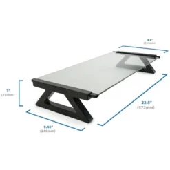 Mount-It! USB Monitor Stand And Laptop Stand | Glass Desk Riser With 3 USB Hub Ports | 20 Lbs. Weight Capacity -Furniture Shop GUEST 7638cfbb 3327 4557 9b15 33a478946770