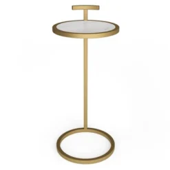Kaplan C Side Table White/Gold - WyndenHall 9 Kaplan C Side Table White/Gold - WyndenHall -Furniture Shop GUEST 768b6479 2281 4ce8 88a5 3990c060d93c