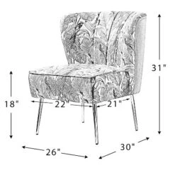 Urbain Wooden Upholstery Accent Side Chair With Tufted Back | Karat Home 17 Urbain Wooden Upholstery Accent Side Chair With Tufted Back | Karat Home -Furniture Shop GUEST 76979155 67eb 4685 96b4 6c154e18d710