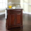 Lafayette Gray Granite Top Portable Kitchen Island/Cart Mahogany - Crosley -Furniture Shop GUEST 79b06510 fea2 44c9 89cf 7451c3feb2d3