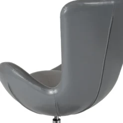 Merrick Lane High-Back Egg Style Lounge Chair With 360° Swivel Metal Base -Furniture Shop GUEST 7adb20a3 504e 4af9 96b0 a6ca1c72ac64