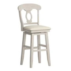29" South Hill Napoleon Back Wood Swivel Height Barstool - Inspire Q -Furniture Shop GUEST 7b1faa58 ee6c 4380 bdb0 87b7811bcd1e