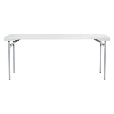 Resin Training Multi Purpose Table Light Gray - OSP Home Furnishings 4 Resin Training Multi Purpose Table Light Gray - OSP Home Furnishings - Image 2