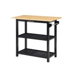 Designs2Go 3 Tier Butcher Block Kitchen Prep Island With Drawer - Breighton Home -Furniture Shop GUEST 7d961370 ca9e 4cd8 a177 59f9e229aeba