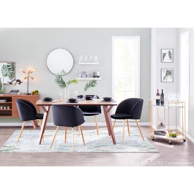 Set Of 2 Fran Contemporary Dining Chairs - LumiSource 10 Set Of 2 Fran Contemporary Dining Chairs - LumiSource - Image 8