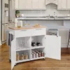 Costway Rolling Kitchen Cart Island Heavy Duty Storage Trolley Cabinet Utility White 2 Costway Rolling Kitchen Cart Island Heavy Duty Storage Trolley Cabinet Utility White -Furniture Shop GUEST 7fb9b78e b983 4d21 8c95 9f78f75d42f3