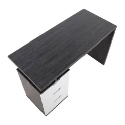 Quinn Contemporary Computer Desk Wood Charcoal/White - LumiSource 16 Quinn Contemporary Computer Desk Wood Charcoal/White - LumiSource -Furniture Shop GUEST 8187e75e 8fc6 4d46 b394 256a43f72f69
