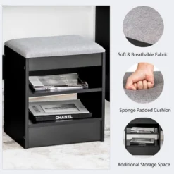 Costway Vanity Table Set With Lighted Mirror 8 LED Bulbs Large Drawer Cushion Stool 16 Costway Vanity Table Set With Lighted Mirror 8 LED Bulbs Large Drawer Cushion Stool -Furniture Shop GUEST 81992004 dffa 49a8 949d 14d2b0e1802f