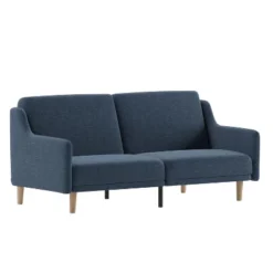 Flash Furniture Delphine Premium Convertible Split Back Sofa Futon With Curved Armrests And Solid Wood Legs -Furniture Shop GUEST 8316e5a8 8592 477b 9a3c 2dd324eef532