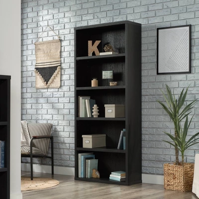 72.71" 5 Shelves Vertical Bookcase - Sauder 3 72.71" 5 Shelves Vertical Bookcase - Sauder