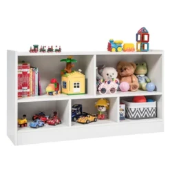 Costway Kids 2-Shelf Bookcase 5-Cube Wood Toy Storage Cabinet Organizer 24 Costway Kids 2-Shelf Bookcase 5-Cube Wood Toy Storage Cabinet Organizer -Furniture Shop GUEST 84af216d fab7 4439 bf71 e2b11ea8662e