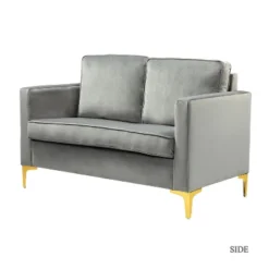Eldoria Sofa Loveseat With Gold Stainless Leg | Karat Home -Furniture Shop GUEST 84d3c4fb 440a 4653 a204 a3bc404c695e