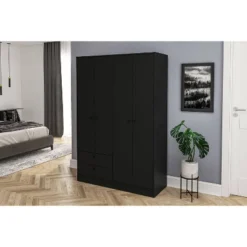 Denmark 4 Door 2 Drawer Wardrobe - Polifurniture -Furniture Shop GUEST 854d0233 8fa4 4465 8271 11df2d2b036e