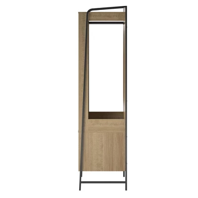 Bushwick Wardrobe Natural - Novogratz 9 Bushwick Wardrobe Natural - Novogratz - Image 7