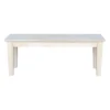 Shaker Style Bench Unfinished - International Concepts -Furniture Shop GUEST 88087e15 e889 42fa 8a2c 39df82e46be0