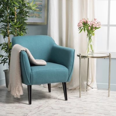 Alphonse Armchair Dark Teal - Christopher Knight Home 3 Alphonse Armchair Dark Teal - Christopher Knight Home