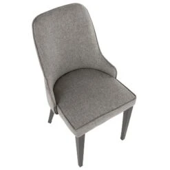 Set Of 2 Nueva Contemporary Dining Accent Chair Gray - LumiSource -Furniture Shop GUEST 89b7a537 4109 4af6 adad a49dc516c820