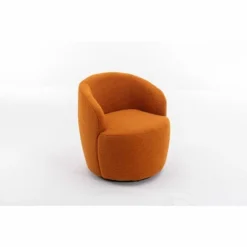 Fannie 25.60'' Wide Small Size Boucle Upholstered 360° Swivel Barrel Chair-The Pop Maison -Furniture Shop GUEST 89cb78fd 8278 446b 8d56 e42304001d76