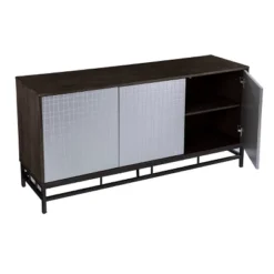 Spilscar Contemporary Storage Cabinet Brown With Silver - Aiden Lane 15 Spilscar Contemporary Storage Cabinet Brown With Silver - Aiden Lane -Furniture Shop GUEST 89d22217 a139 4da4 a3d3 7ceb3ac5fae2