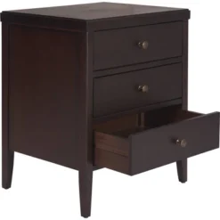 Finley Solid Wood 3 Drawer Nightstand - ClickDecor -Furniture Shop GUEST 8a06a5f5 8955 42d2 89b0 a858443a9adc