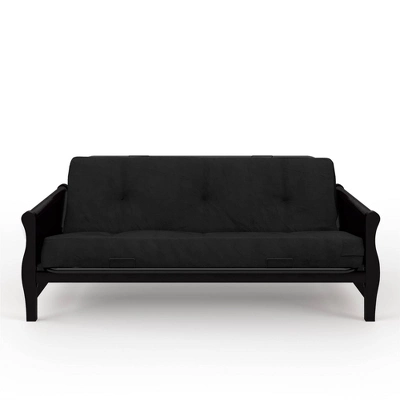 Full Chester Wood Arm Futon Frame With 8" Microfiber Mattress - Room & Joy 14 Full Chester Wood Arm Futon Frame With 8" Microfiber Mattress - Room & Joy - Image 12