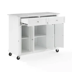 Avery Kitchen Island/Cart Distressed White/White Marble - Crosley 34 Avery Kitchen Island/Cart Distressed White/White Marble - Crosley -Furniture Shop GUEST 8a56334d ee87 437b b87b de7a3d36aadf