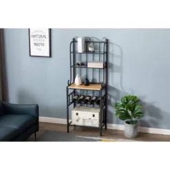 Praha Bakers Rack Black - Boraam -Furniture Shop GUEST 8b24bc53 3d7e 4e0a a9b5 7e921f9b2be4