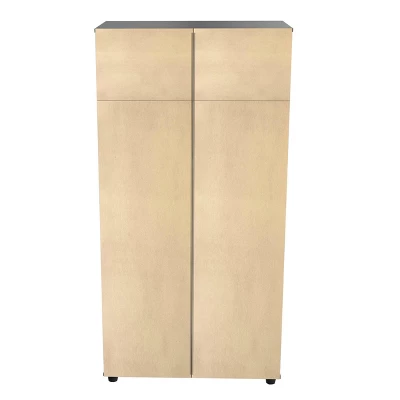 4 Door Wardrobe/Armoire Espresso - Inval 10 4 Door Wardrobe/Armoire Espresso - Inval - Image 8