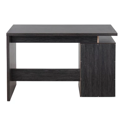 Quinn Contemporary Computer Desk Wood Charcoal/White - LumiSource 5 Quinn Contemporary Computer Desk Wood Charcoal/White - LumiSource - Image 3
