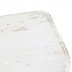 LuxenHome Vintage Off White Wood Console And Entry Table -Furniture Shop GUEST 8d10788e 3da3 4666 8fec dce7ea3dc514