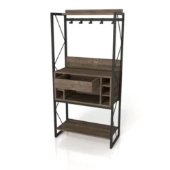 Orella Rustic Baker's Rack Reclaimed Oak - MiBasics -Furniture Shop GUEST 8e286077 d8d8 4956 9db1 3238e77fcdf3