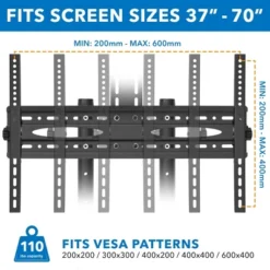 Mount-It! Height Adjustable Mobile TV Stand, Cart & Shelf, Wheeled Flat Screen With Rolling Casters & Five Media Component Shelves Fits 37 - 70 Inch -Furniture Shop GUEST 8eab5752 aa77 4b72 a379 52589f60155f
