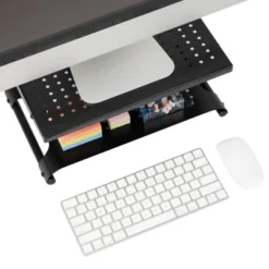 Mind Reader Monitor Stand/Riser 2 Tier Ventilated Metal Black 11 Mind Reader Monitor Stand/Riser 2 Tier Ventilated Metal Black -Furniture Shop GUEST 90d309a4 9f70 4f57 bae5 0e3461d41273