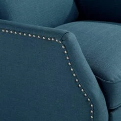 Studio 55D Katy Bold Blue Recliner Chair Modern Armchair Comfortable Push Back Manual Reclining Footrest Pewter Nailhead For Bedroom Living Room House 12 Studio 55D Katy Bold Blue Recliner Chair Modern Armchair Comfortable Push Back Manual Reclining Footrest Pewter Nailhead For Bedroom Living Room House -Furniture Shop GUEST 916efc8d df9a 44d8 a227 965d58086904